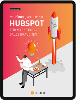 Academy Mockup Whitepaper Hubspot Marketing Sales iPad