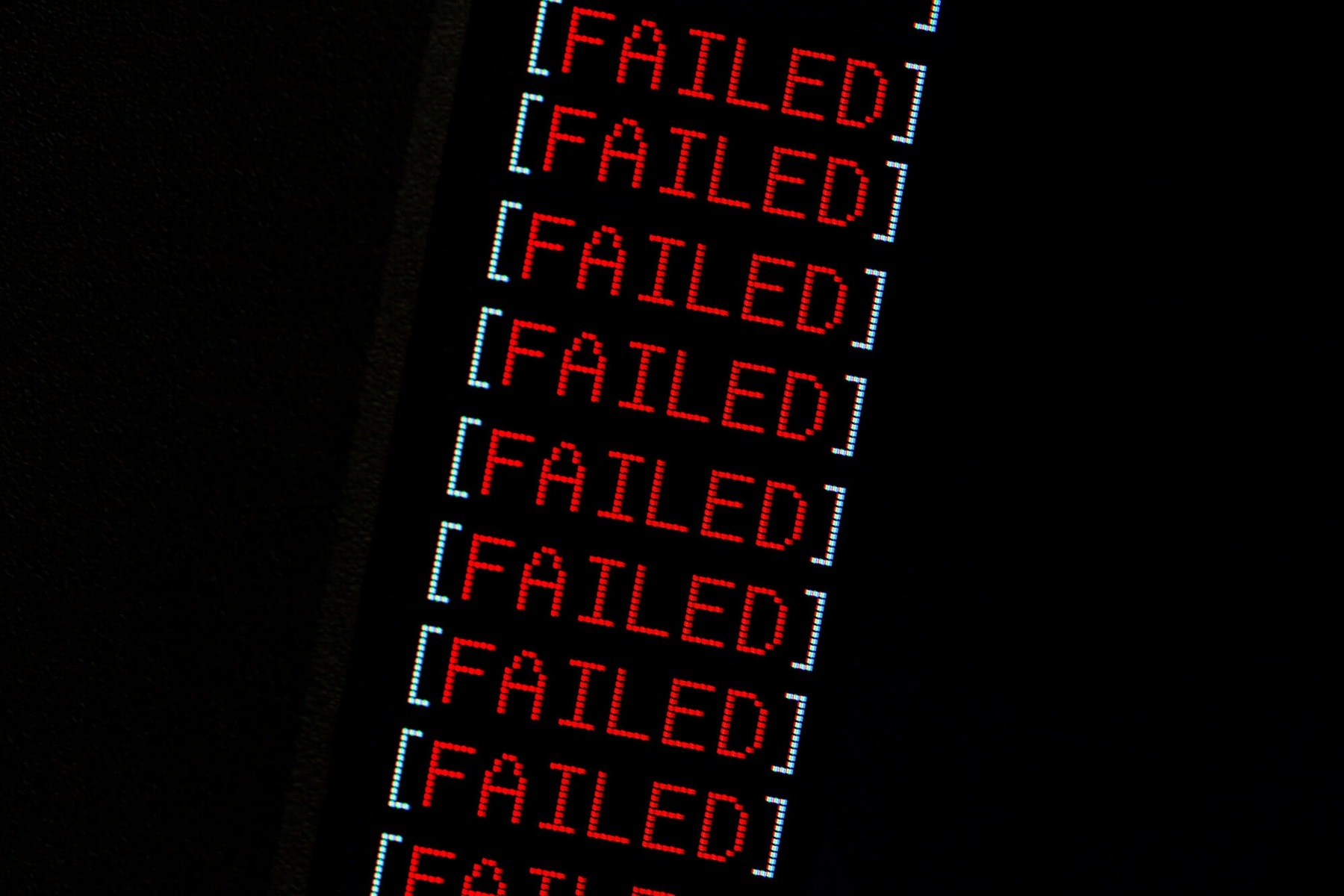Symbolbild für fehlerhaftes HubSpot Lead Scoring mit Failed-Anzeige